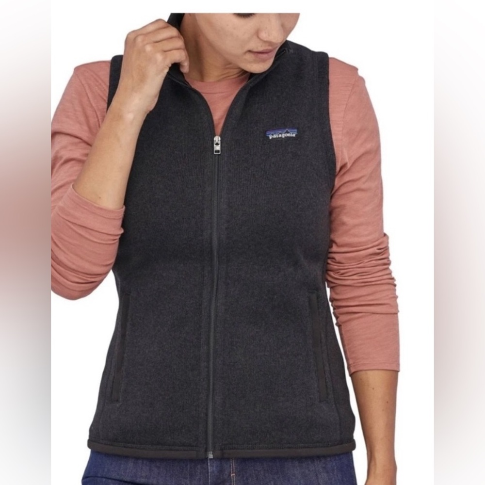 Patagonia Black Better Sweater Vest Size Small